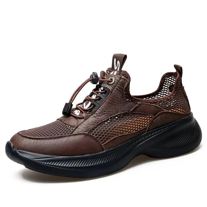 ⏰Last Day! 45% OFF 🔥MANTRAFF®Men's Handmade Genuine Leather Outdoor Breathable Walking Shoes