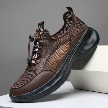 ⏰Last Day! 45% OFF  🔥MANTRAFF®Men's Handmade Genuine Leather Outdoor Breathable Walking Shoes