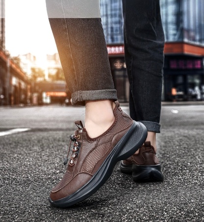 ⏰Last Day! 45% OFF  🔥MANTRAFF®Men's Handmade Genuine Leather Outdoor Breathable Walking Shoes