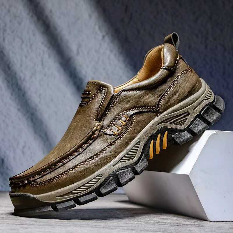 ⏰Last Day!45% OFF 🔥MANTRAFF®Men's Handmade Genuine Leather Orthopedic Walking Shoes