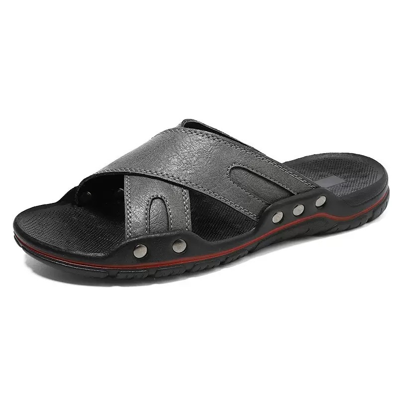 ⏰Last Day! 45% OFF 🔥MANTRAFF®Men's Handmade Genuine Leather Breathable Orthopedic Slip-on Sandals