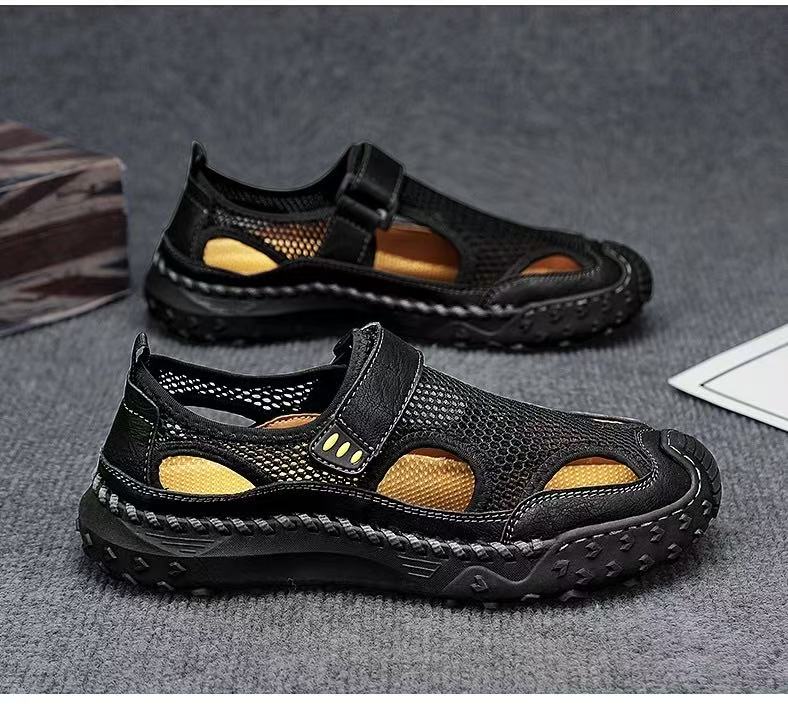 ⏰Last Day! 45% OFF 🔥MANTRAFF®Men's Handcrafted Genuine Leather Orthopedic 2 in 1 Sandals