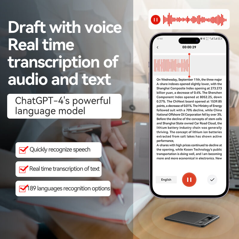 Smart AI voice recorder