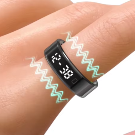 Smart Ring Gen 6 - 3 Colors Size 7-13 with vibration function