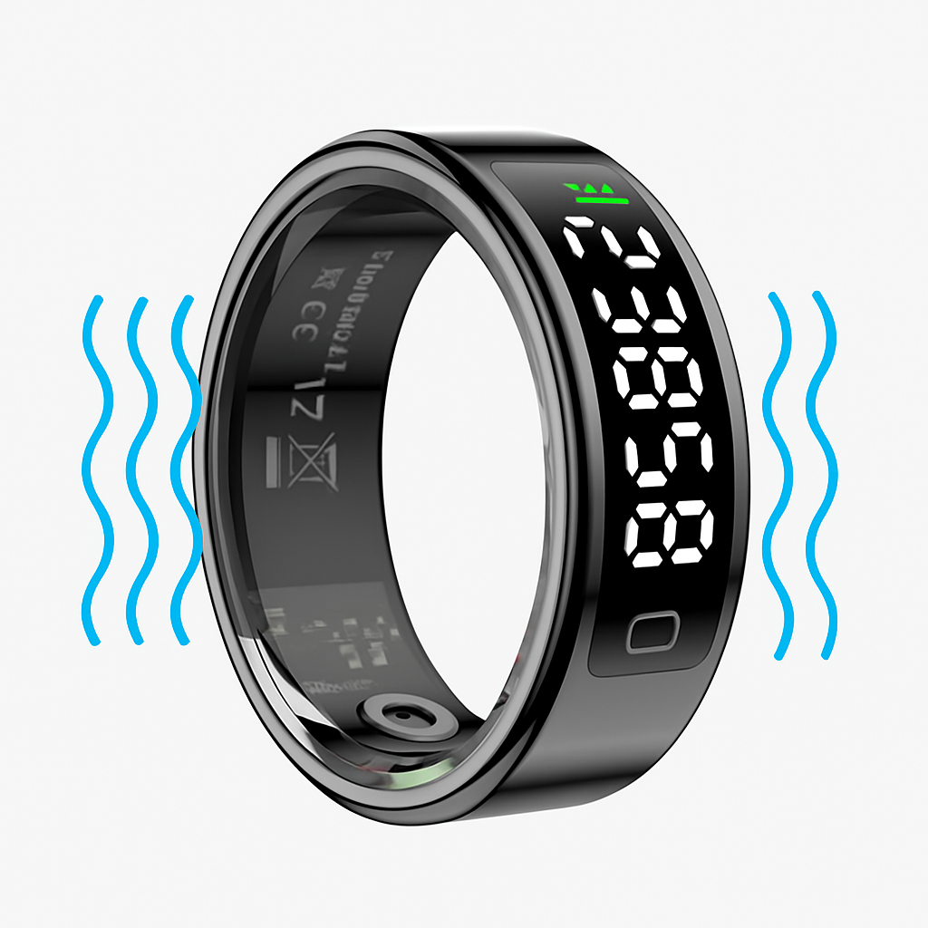 Smart Ring Gen 6 - 3 Colors Size 7-13 with vibration function