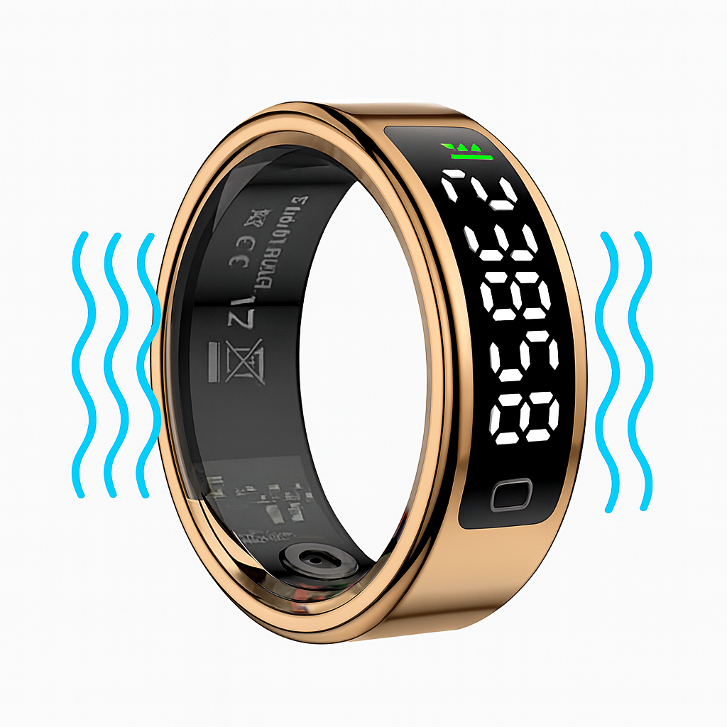 Smart Ring Gen 6 - 3 Colors Size 7-13 with vibration function