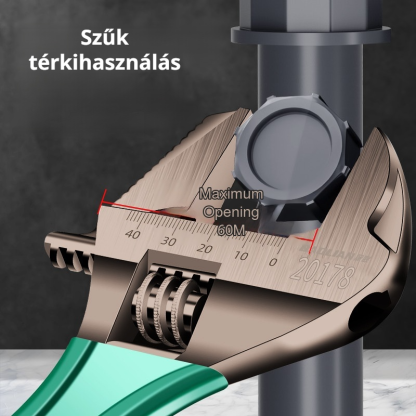 Nagy nyílású villáskulcs