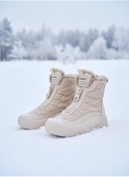 Grube, ciepłe, wodoodporne, bawełniane buty 👢☁️ Chodź jak na chmurach o 5 cm wyżej! Idealne na każdą pogodę! 🔥