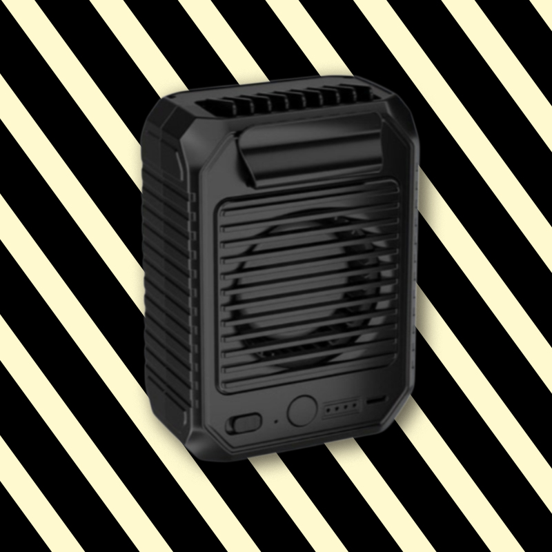 Wielofunkcyjny przenośny wentylator na szyję i wentylator na pas do użytku na zewnątrz