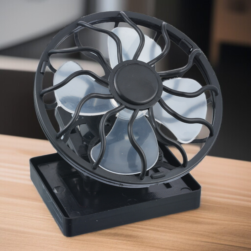 Przenośny wentylator słoneczny, mini wentylator na klips z mikro DC