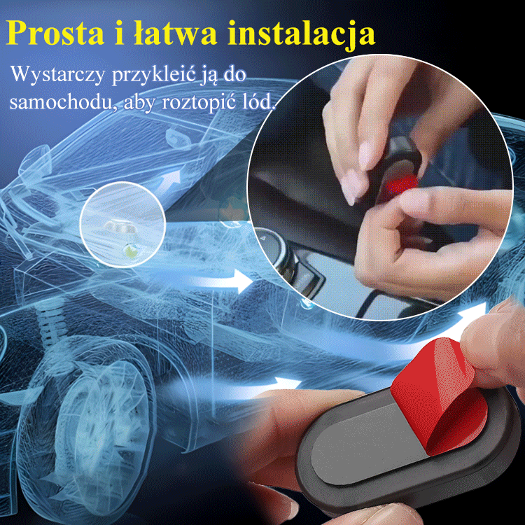 Urządzenie zapobiegające zamarzaniu w samochodzie🚗 Unikalne rozwiązanie na zimę! 🌨️  bezpieczna ochrona, niesamowita łatwość użycia!