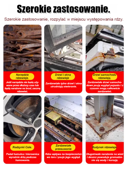  Błyskawiczny Spray Odrdzewiający 3 Sekundy - Wierna Ochrona Lakieru - Powłoka Nano 🚗🛡️