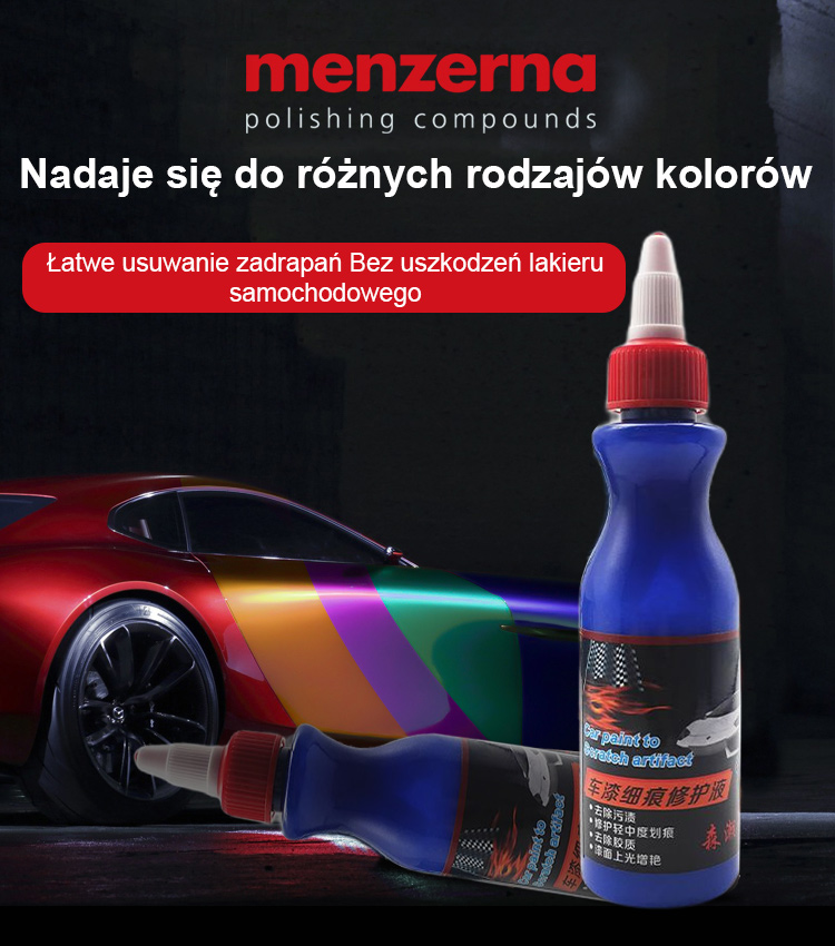 Zestaw do Usuwania Rys i Blasku | Technologia Nano Ochrony✨Pakiet 1 plus 1 Gratis 🚗