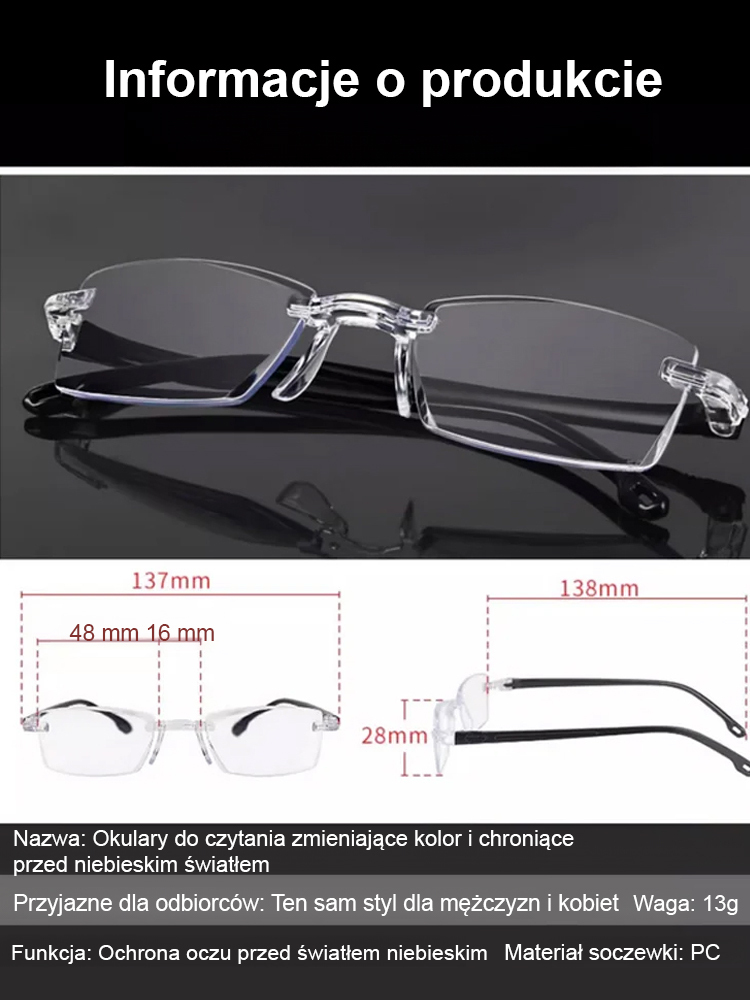 👓Okulary, które dopasują się do Ciebie! 🔥 Z autofokusem ifiltrem blue light w cenie dwóch burgerów. 