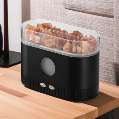 Nawilżacz powietrza z kryształową skałą i aromaterapią