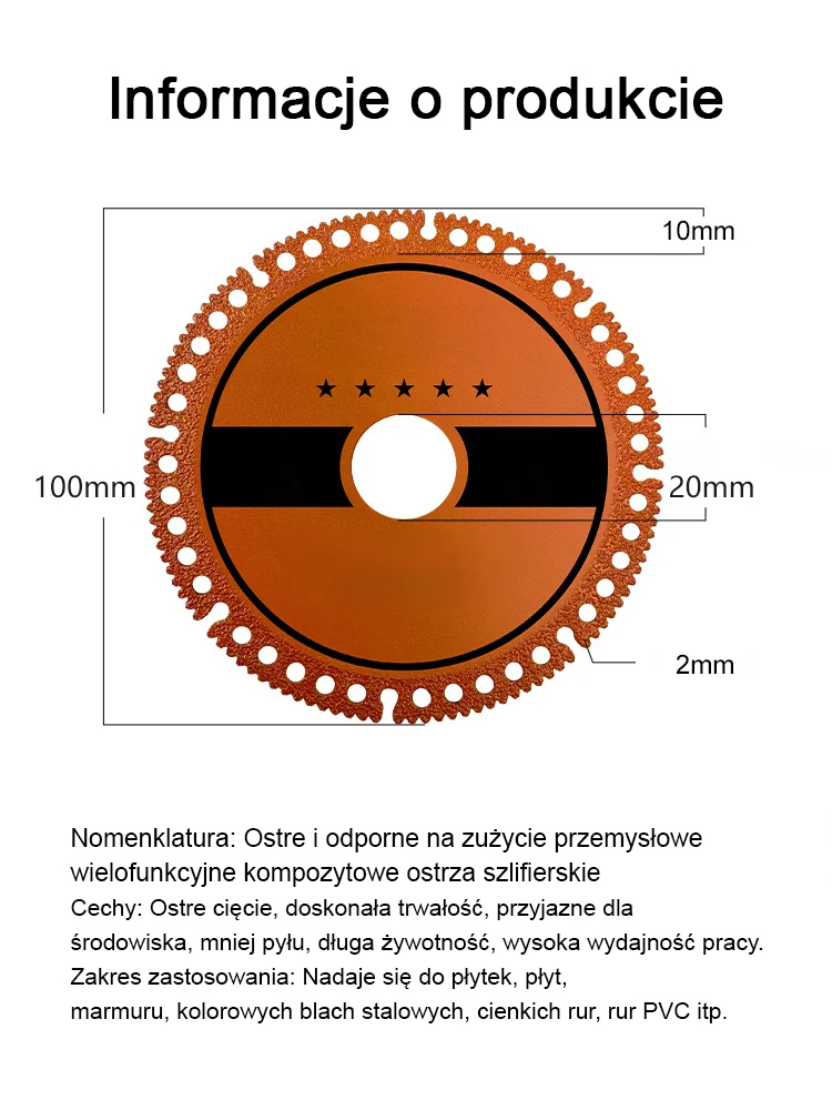 ORYGINAŁ: Niezniszczalna, Uniwersalna Tarcza Diamentowa Nowej Generacji – Tnij Stal, Szkło i Płytki Tą Samą Tarczą!