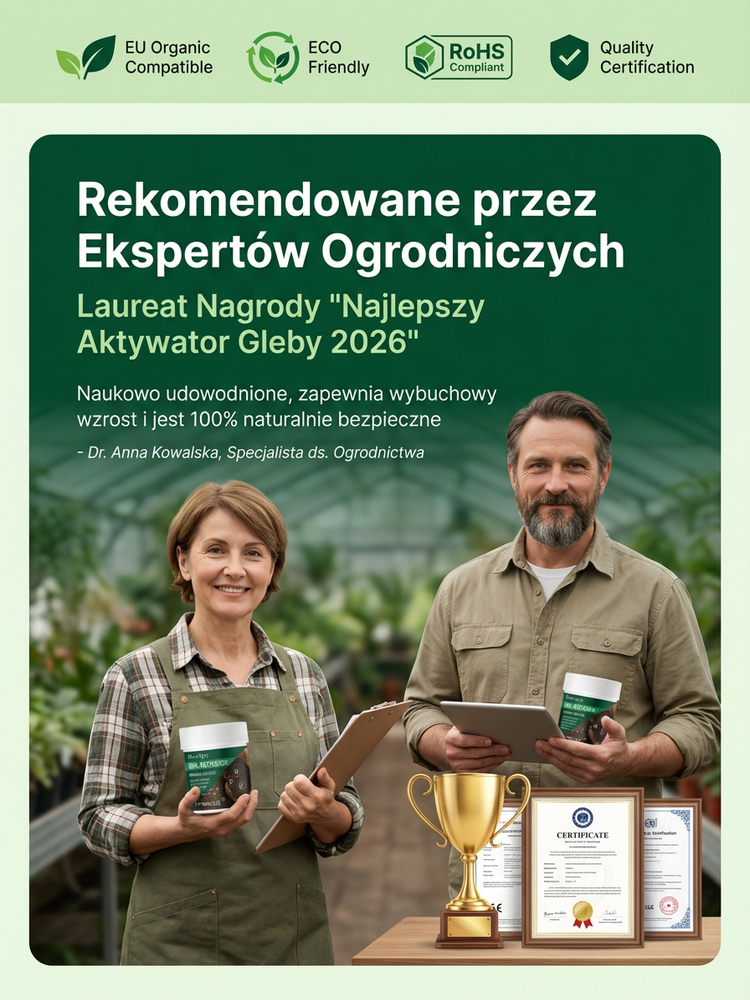 MoonSpry Aktywator Gleby | Organiczny Nawóz z 10mld Mikrobów | Spulchniacz Ziemi 🌿🌱