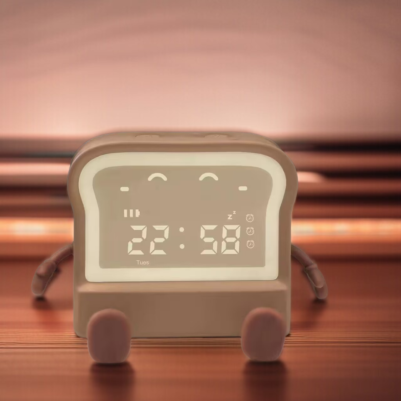 Inteligentny mały budzik do domu z wieloma funkcjami czasowymi