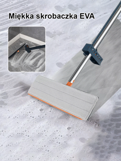 Mop Płaski Nowej Generacji | Technologia Politechniki Krakowskiej | Do Paneli i Płytek Bez Smug 🏠✨