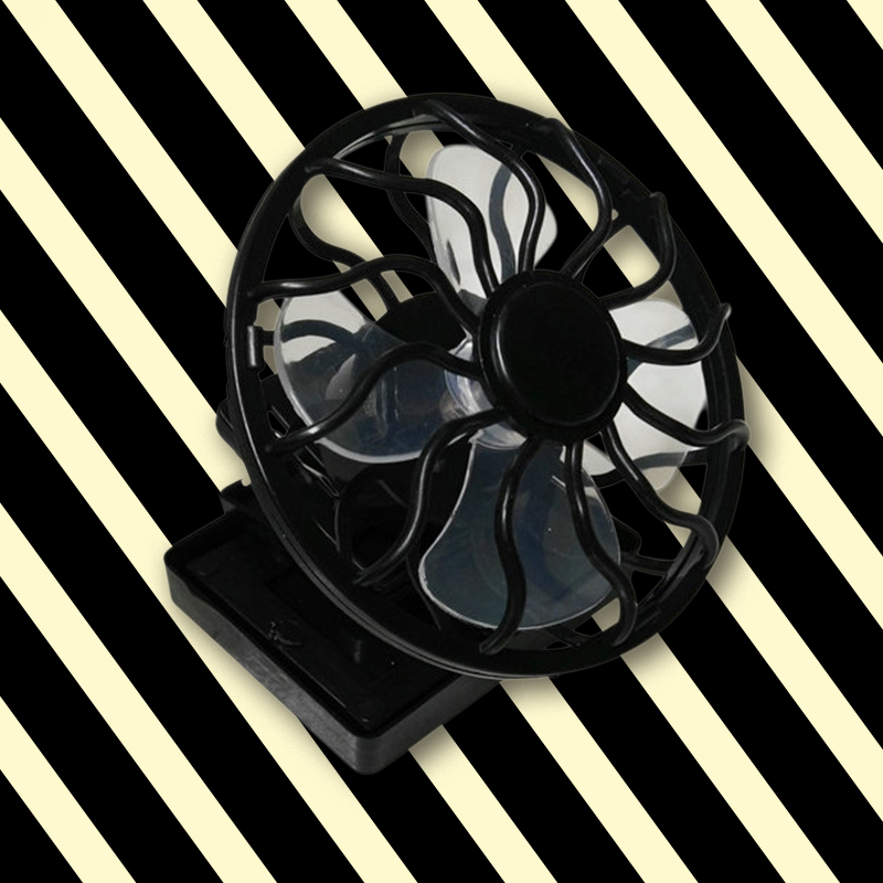 Przenośny wentylator słoneczny, mini wentylator na klips z mikro DC