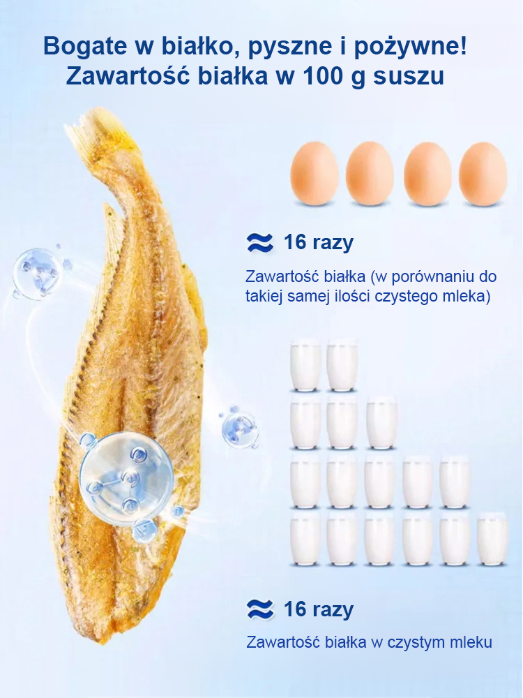 【120 sztuk/opak.】Chrupiące suszone żółte rybki ❤ Nie smażone, niskokaloryczne 