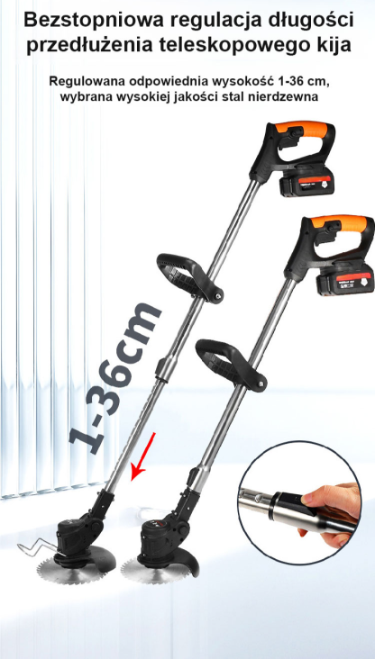 [Na jednym ładowaniu do 10 hektarów] Bezprzewodowa kosa elektryczna ❤️ Gwarancja na przepalenie