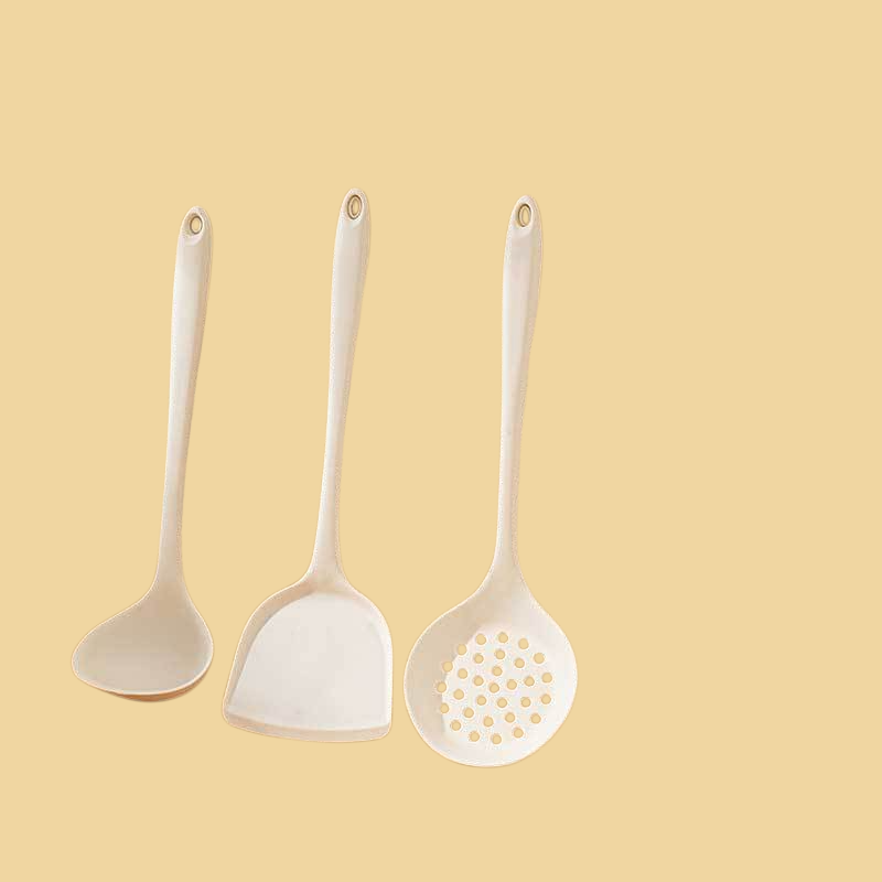 Zestaw nieprzywierających patelni kuchennych z lejkiem