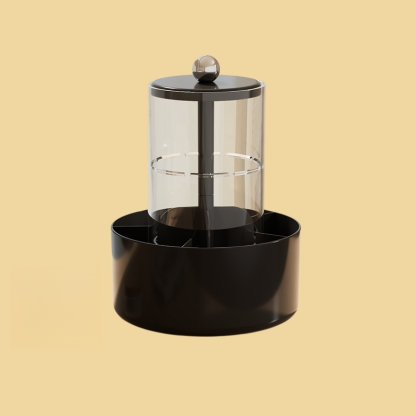 Kosmetyczny organizer 360°, cztery komory, trwały, z płynnym mechanizmem podnoszenia