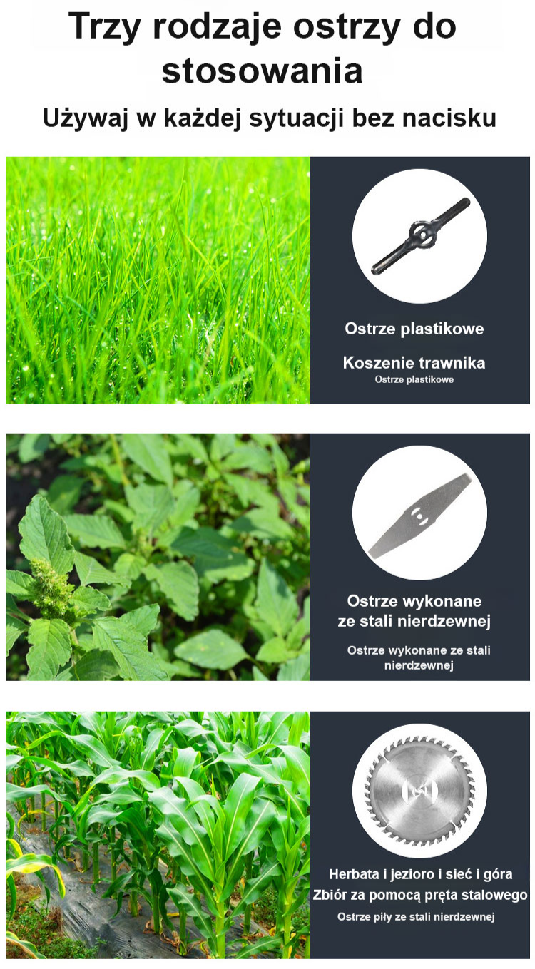 [Na jednym ładowaniu do 10 hektarów] Bezprzewodowa kosa elektryczna ❤️ Gwarancja na przepalenie