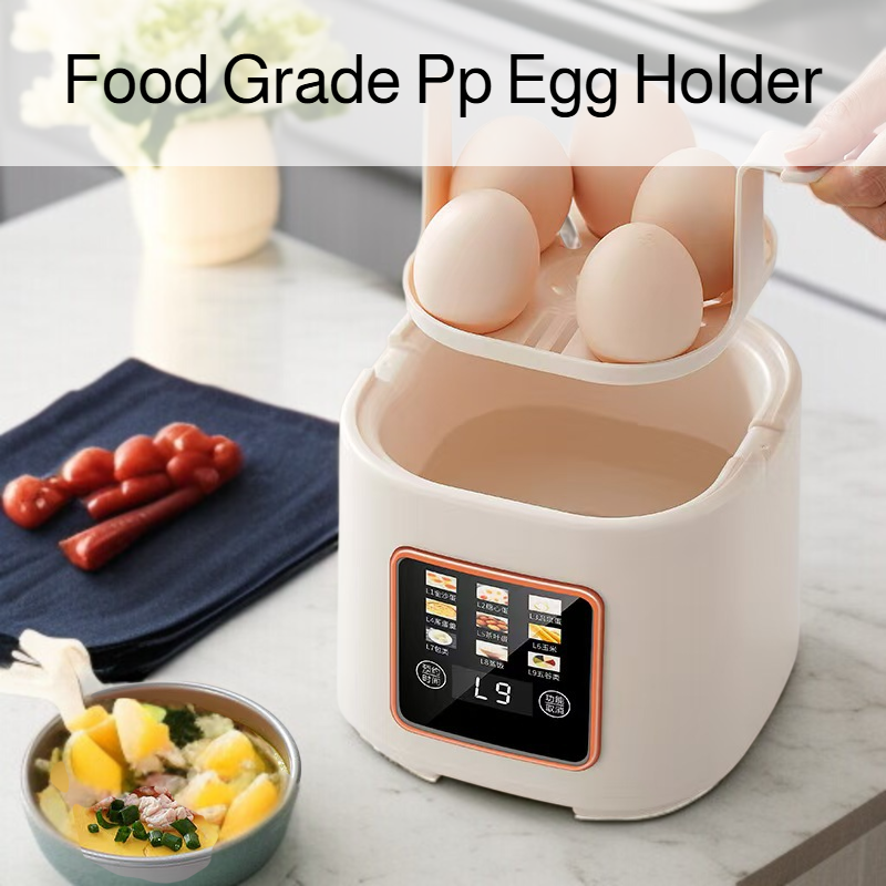 Household Smart Mini Multifunctional Touch-Control Egg Cooker with Nine Modes