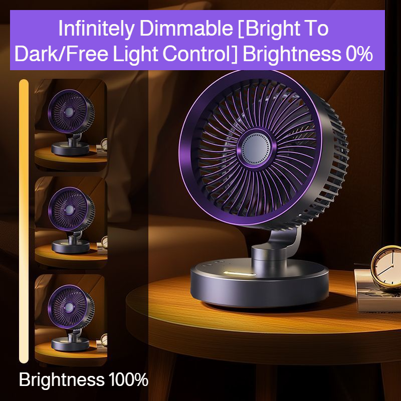 Desktop small cold silent electric fan