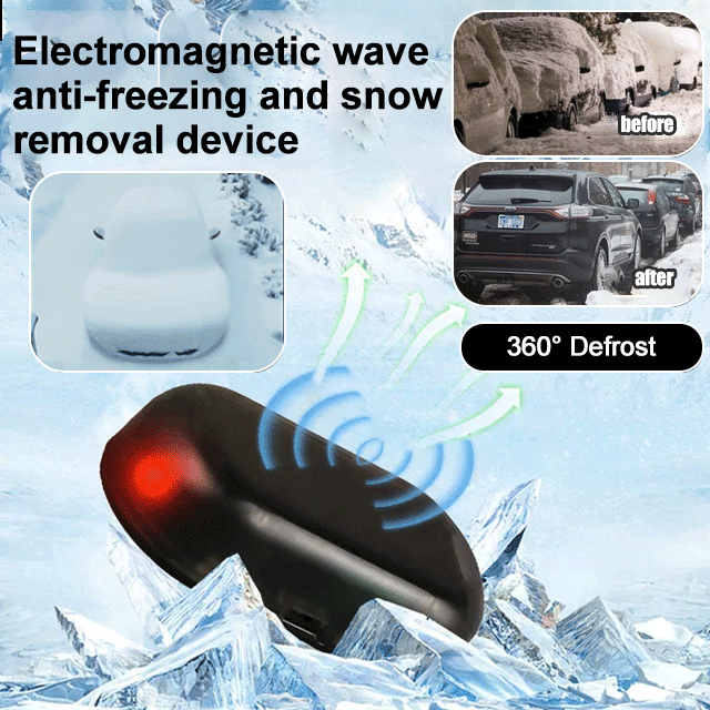 360° Frost Protection: Your car's winter shield! 🛡️❄️