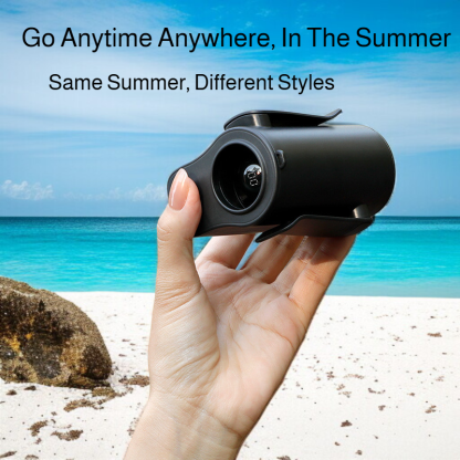 Outdoor Carryon Belt Portable Hanging Waist Fan Turbo Small Long Range Belt