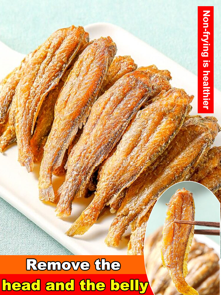 【One bag / 150 fish】Ready-to-eat crispy and delicious dried yellow croaker ❤ Non-fried, low-calorie