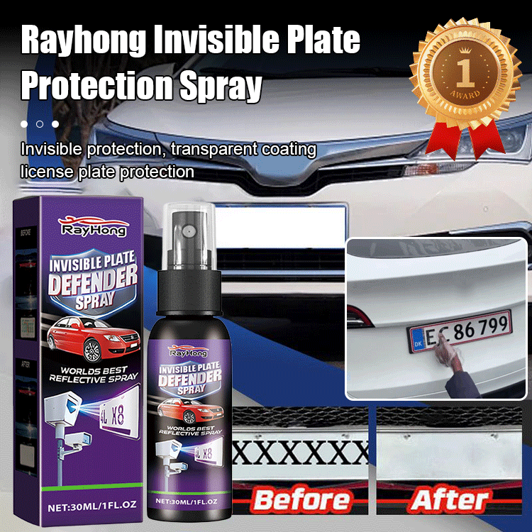 Mossad Spy-Tech! 🥷 This Nano-Stealth Coating Spray makes your license plate INSTANTLY VANISH from cameras! 📸🚫 