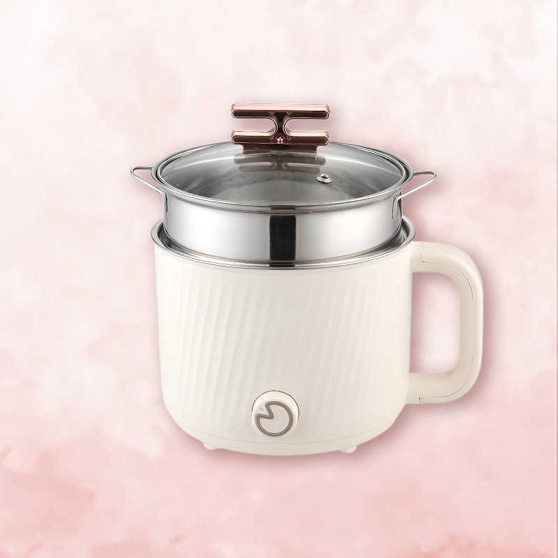 Small Electric Non-Stick Stainless Steel Hot Pot for Student Dormitory Use
