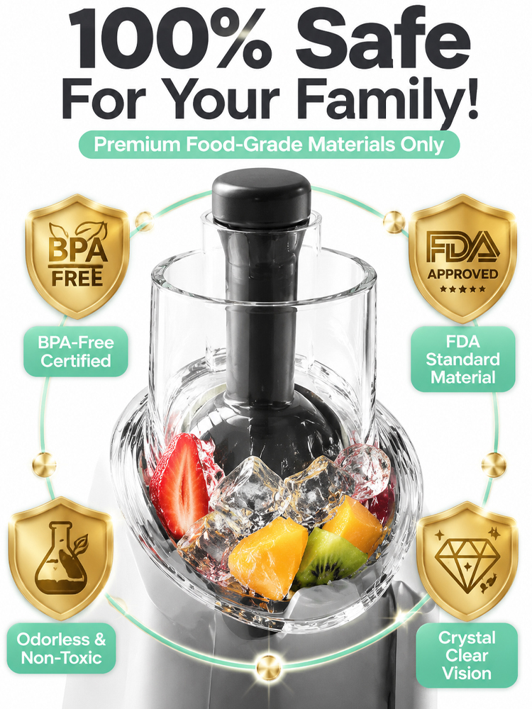 🍦 Natural Fruit Ice Cream Maker | 100% Pure Fruit | BPA-Free | Food-Grade ABS 🍓