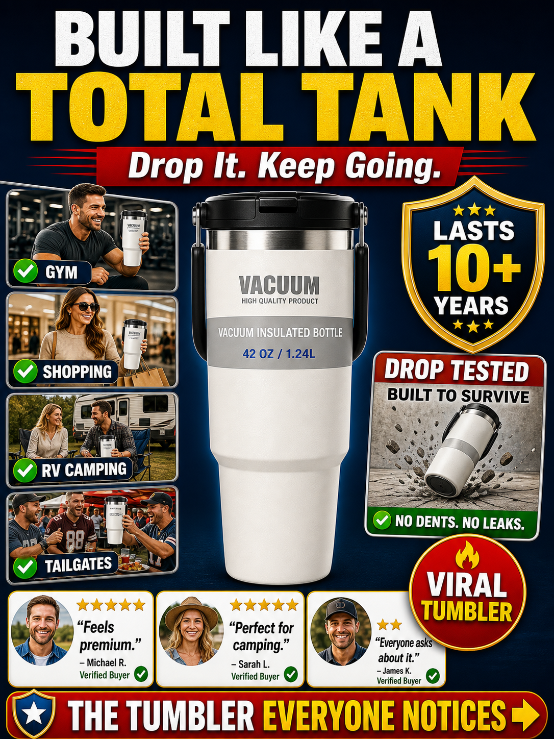 【Last 50 Units】120-Hour Cold Insulation | German Mineral Injection Technology | 100% Leak-Proof