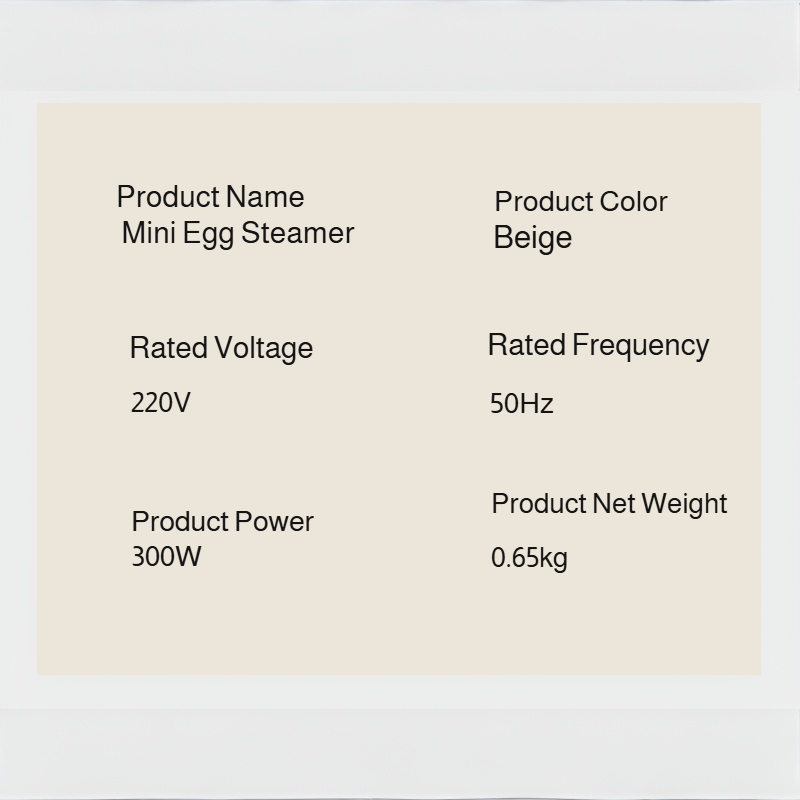 Household Smart Mini Multifunctional Touch-Control Egg Cooker with Nine Modes