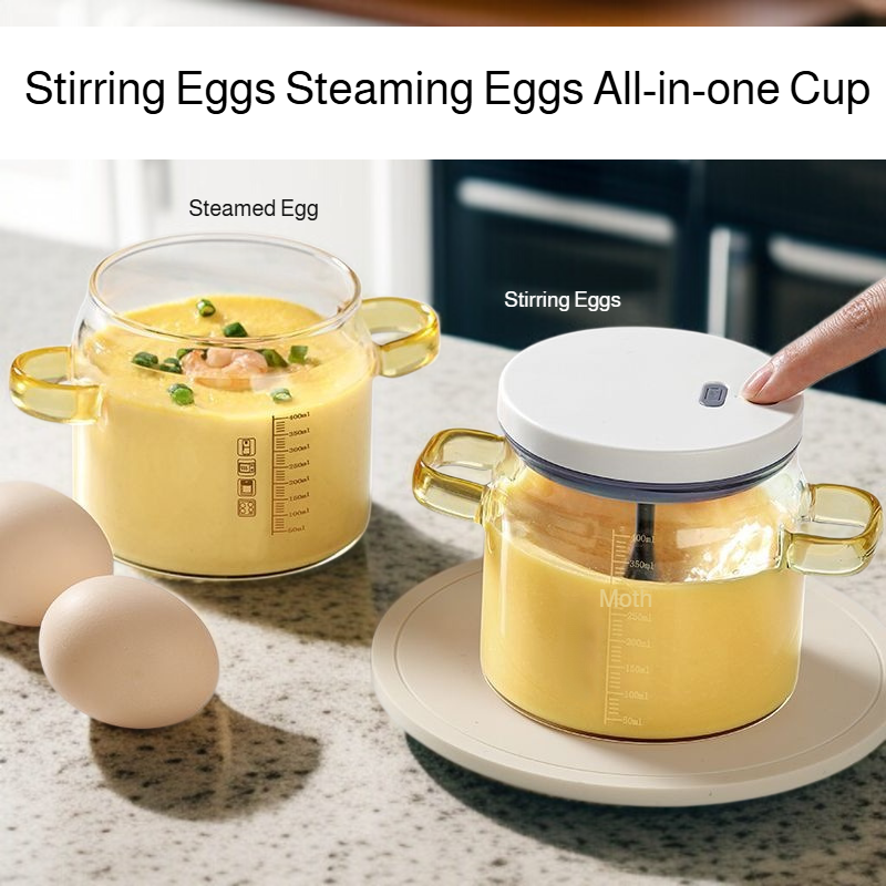 Automatic Egg Beater Cup Multifunctional Steam Egg Creamer Automatic Egg Beater Cup Egg Beater