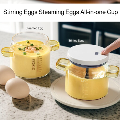 Automatic Egg Beater Cup Multifunctional Steam Egg Creamer Automatic Egg Beater Cup Egg Beater