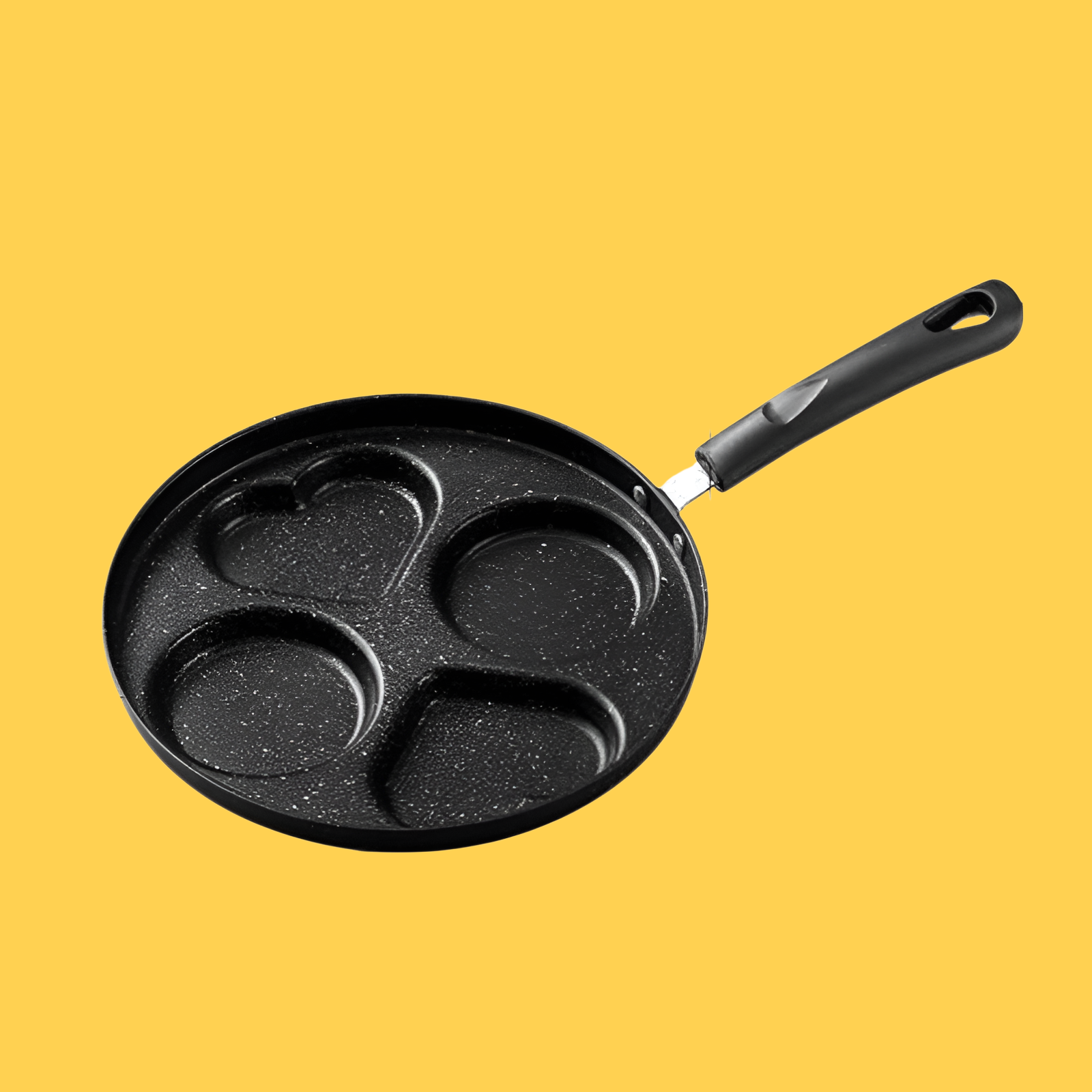 Mała patelnia do smażenia jajek i omletów, nieprzywierająca, kształt serca