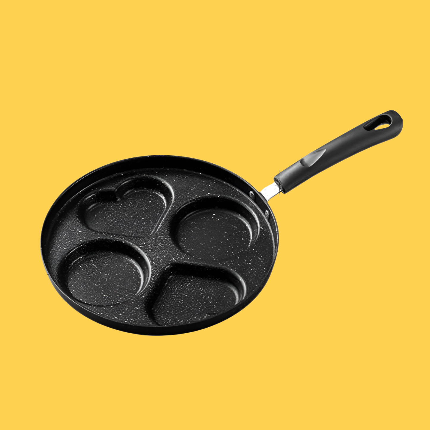 Mała patelnia do smażenia jajek i omletów, nieprzywierająca, kształt serca