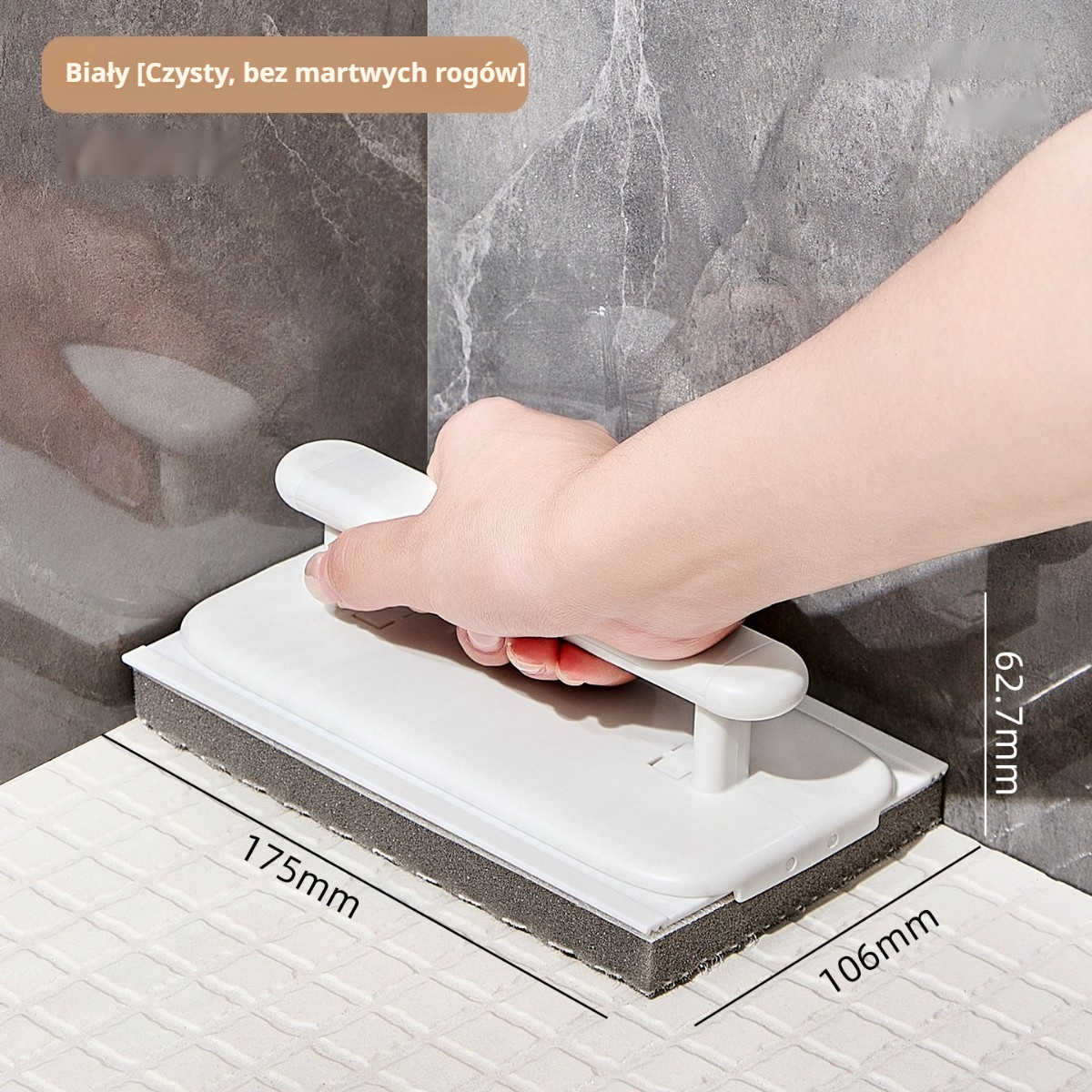 Szczotka do czyszczenia okien, składana, wielokrotnego użytku, niepozostawiająca śladów