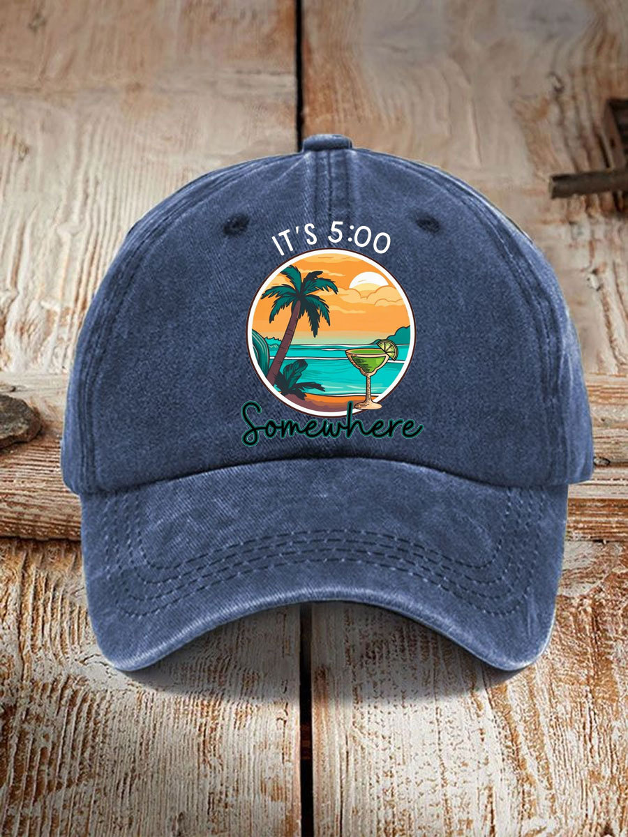 Unisex Holiday Design Print Hat