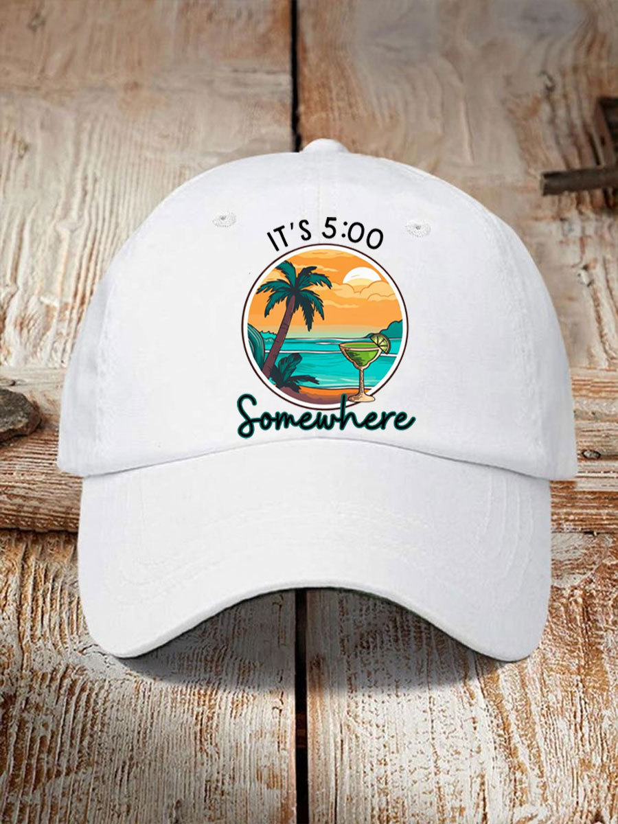 Unisex Holiday Design Print Hat