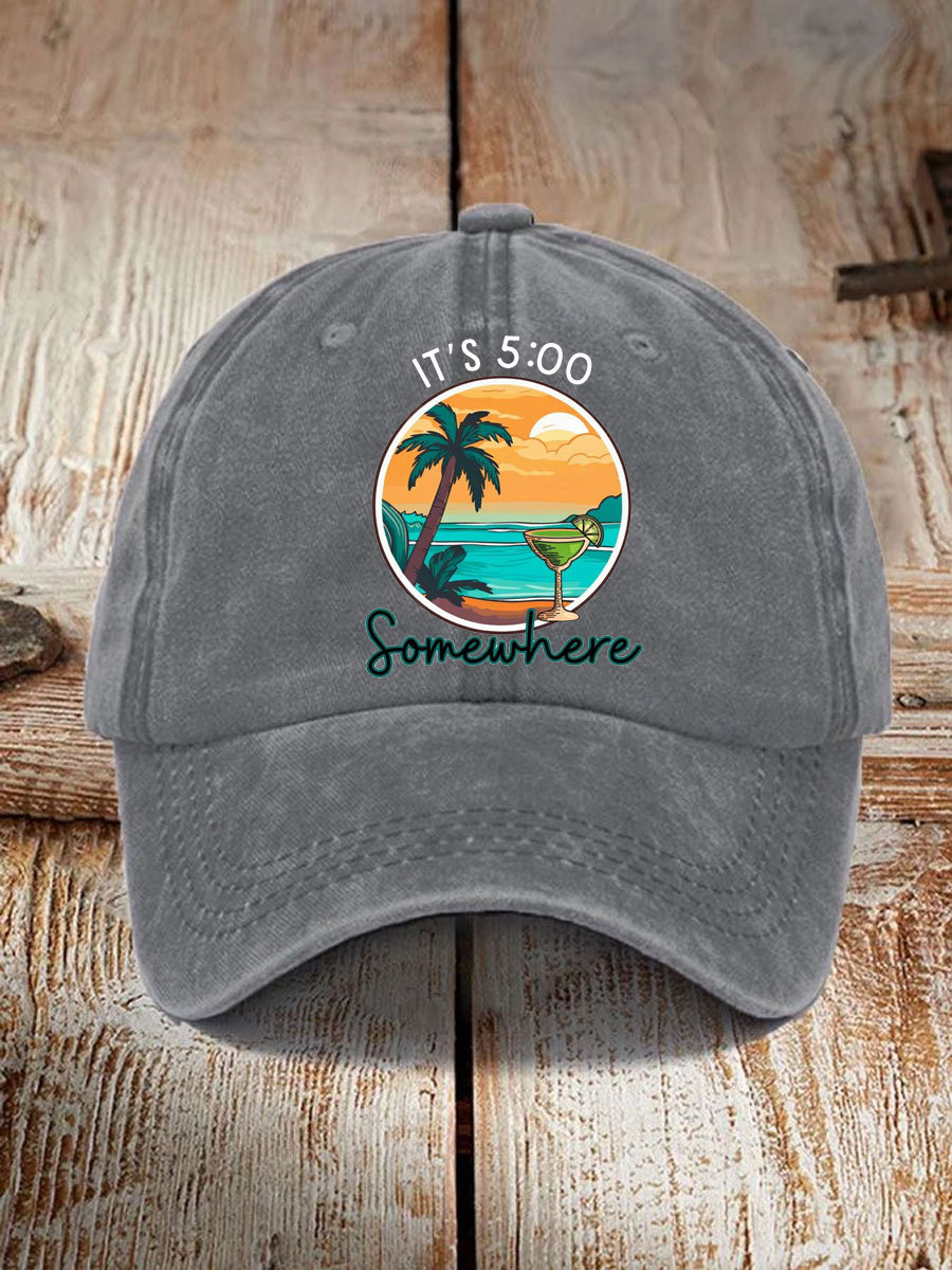 Unisex Holiday Design Print Hat