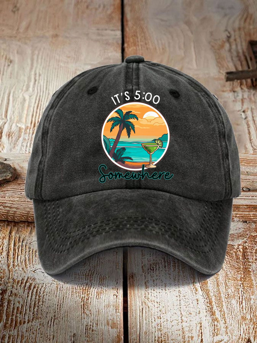 Unisex Holiday Design Print Hat