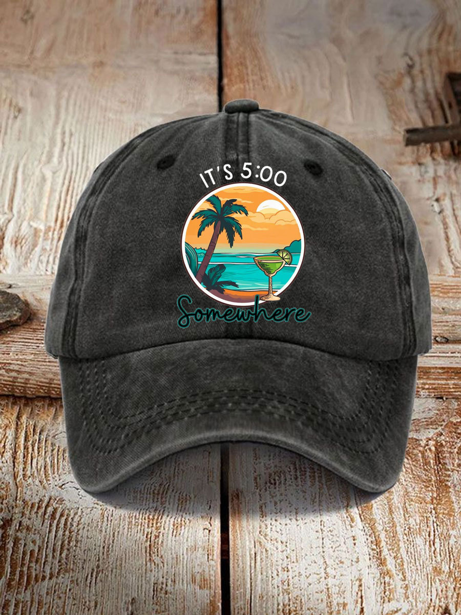 Unisex Holiday Design Print Hat