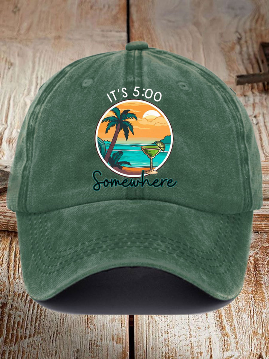 Unisex Holiday Design Print Hat